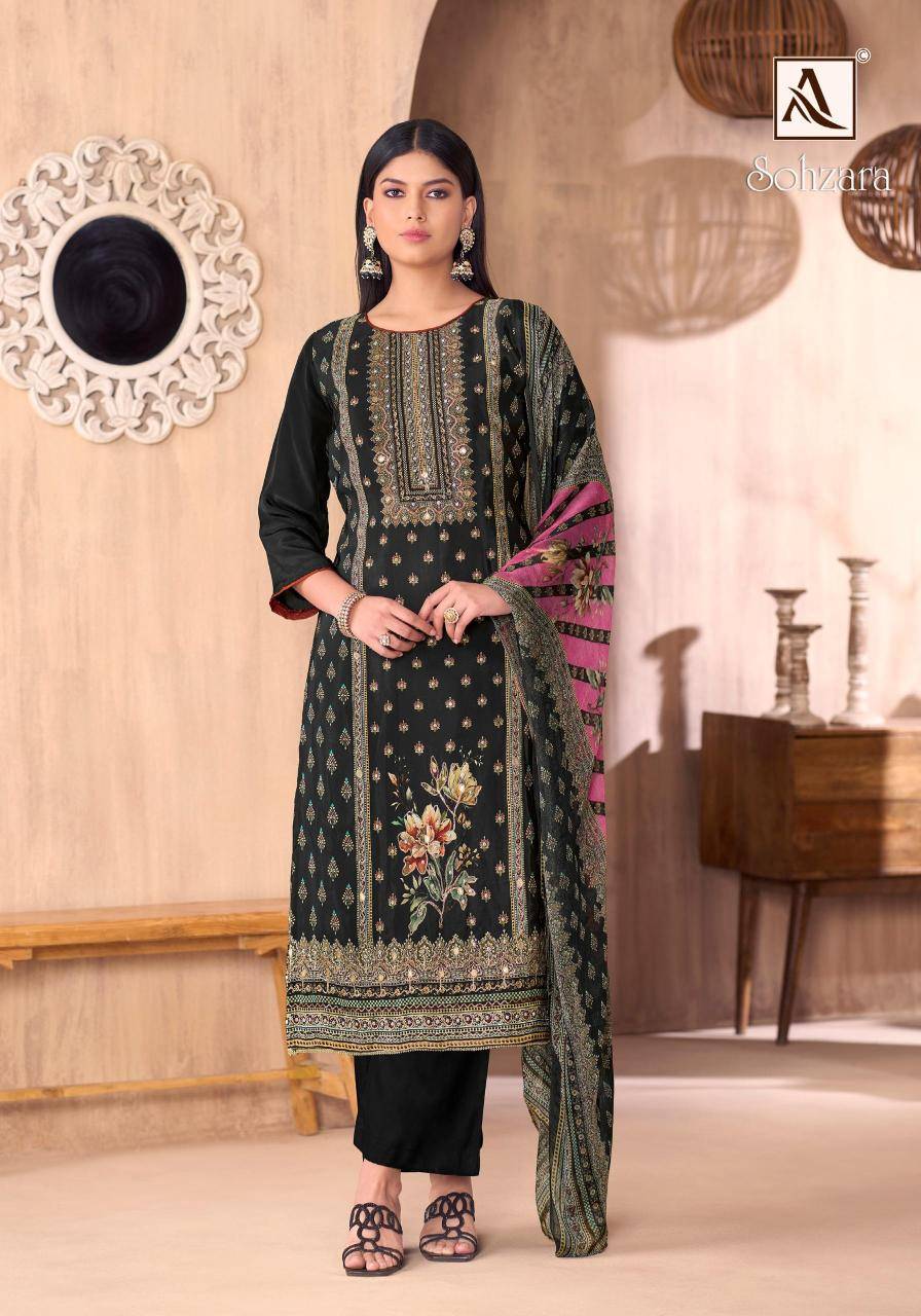 Alok suit sohzara Dress material wholesalers in Delhi